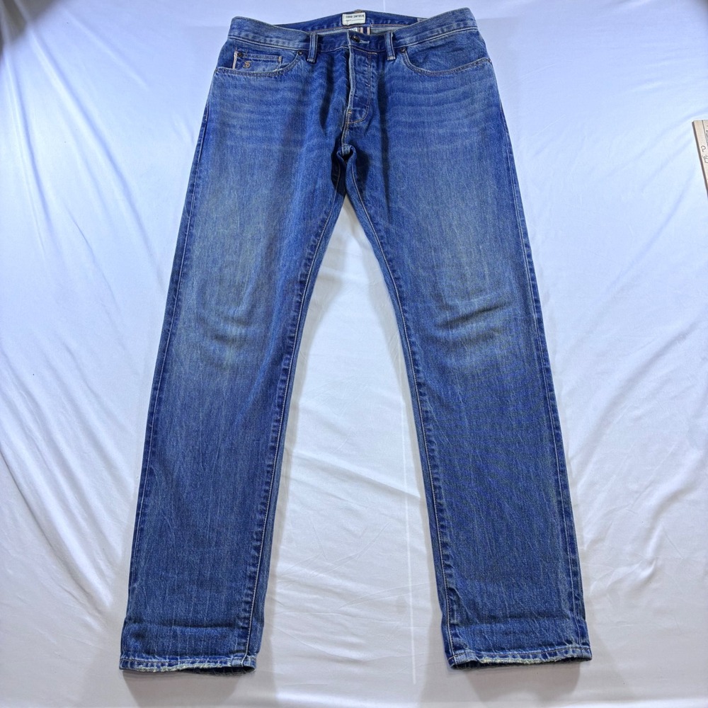 Todd Snyder Slim Fit Selvedge Jeans Mens 32x32 Blue Denim Button Fly Premium
